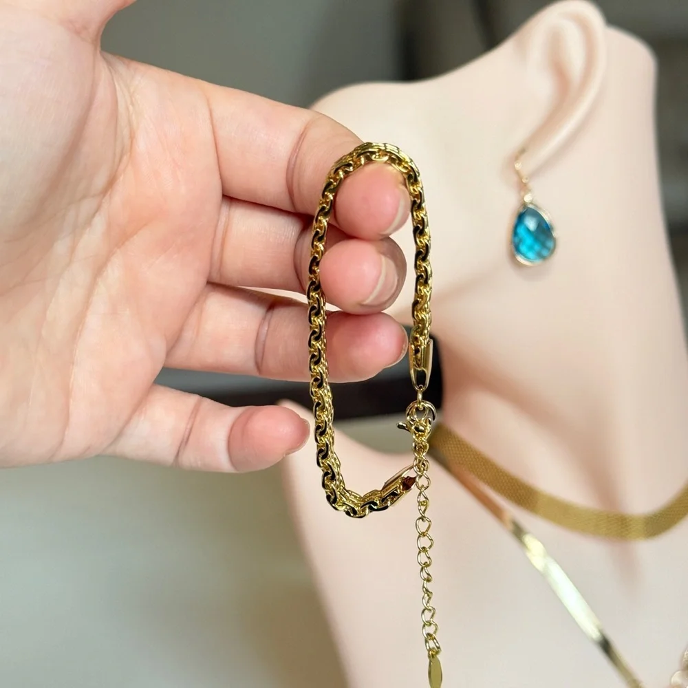 Gold-Tone Multi-Link Bracelet